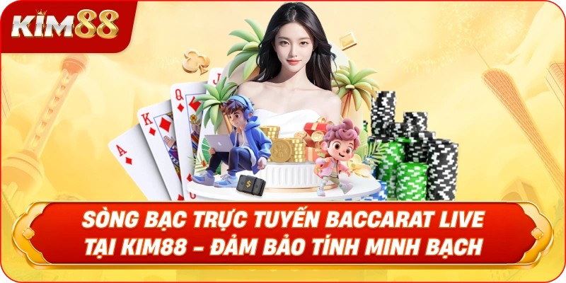 Sòng bạc trực tuyến Baccarat Live tại KIM88 - Đảm bảo tính minh bạch